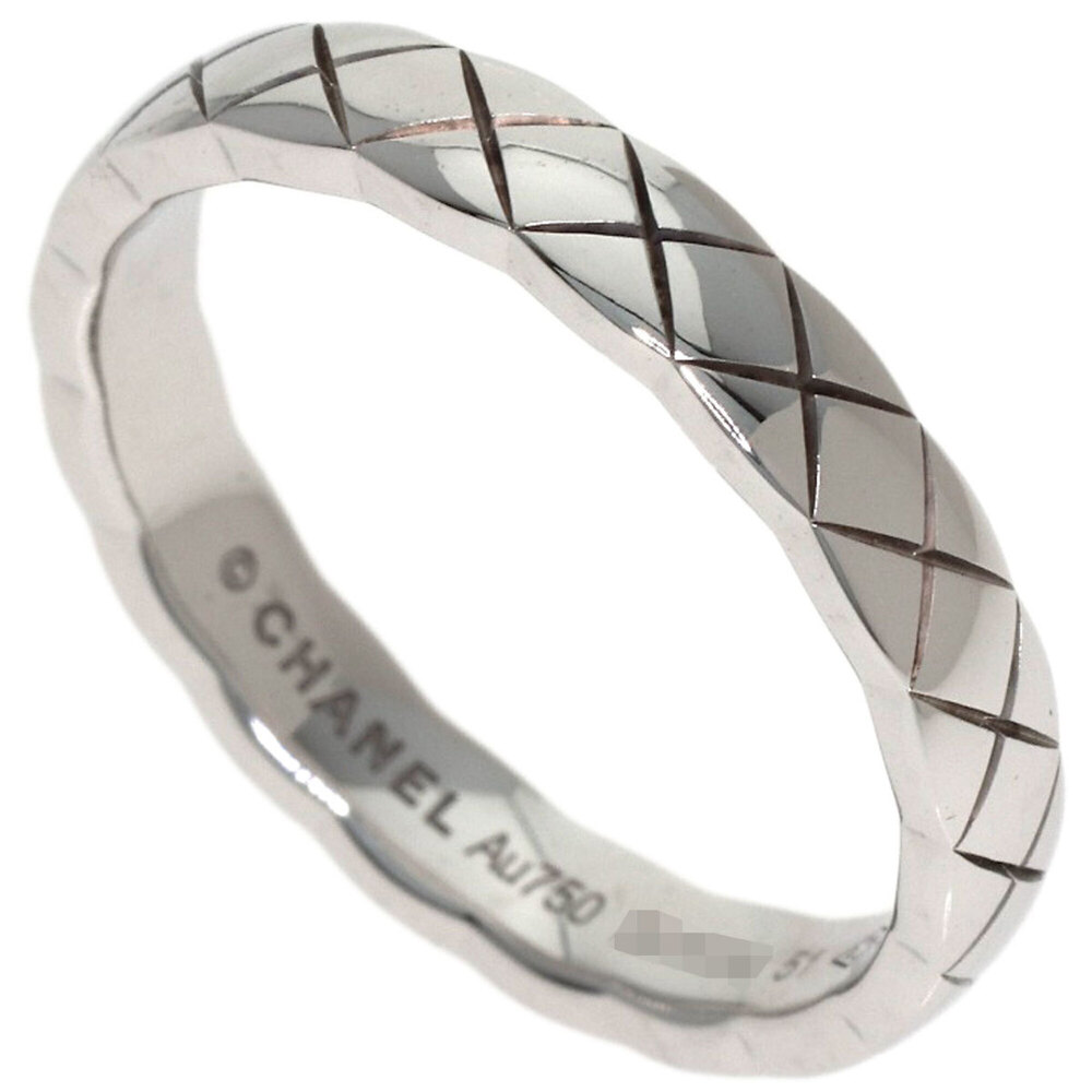 Chanel Coco Crush Small #51 Ring, 18K White Gold, Women's.